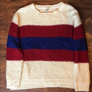 Forever 21 Colorblock Sweater Large